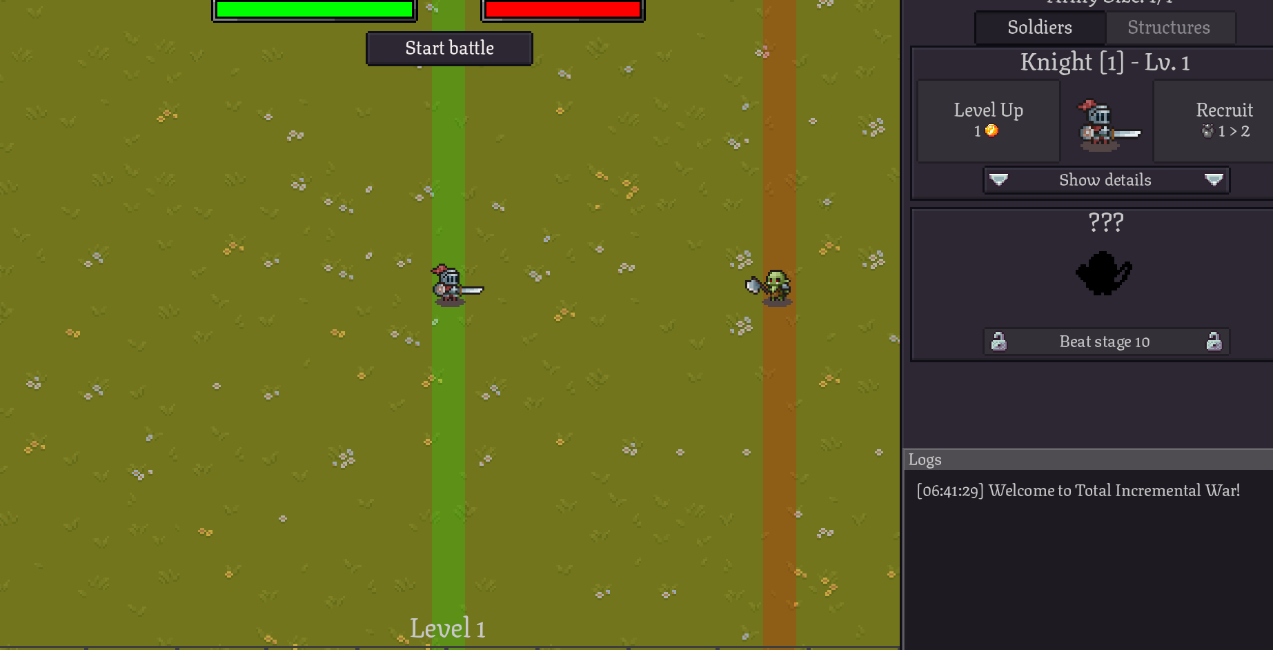 Total Incremental War Game Screenshot